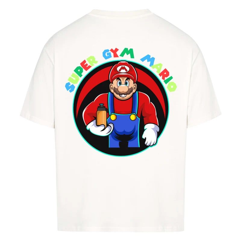 SUPER GYM MARIO - OVERSIZED SHIRT BACKPRINT