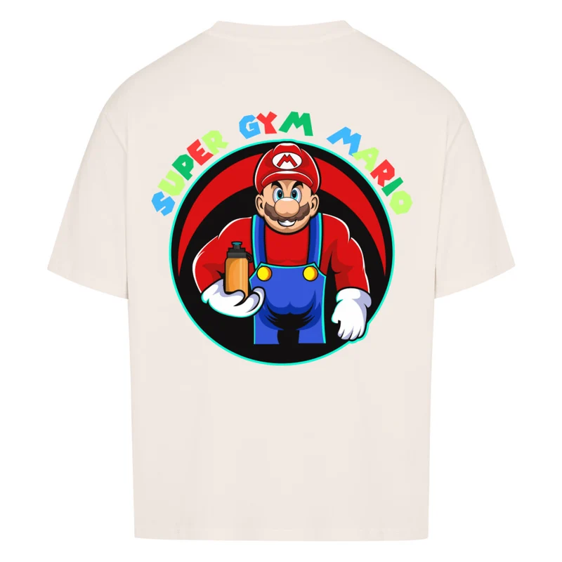 SUPER GYM MARIO - OVERSIZED SHIRT BACKPRINT