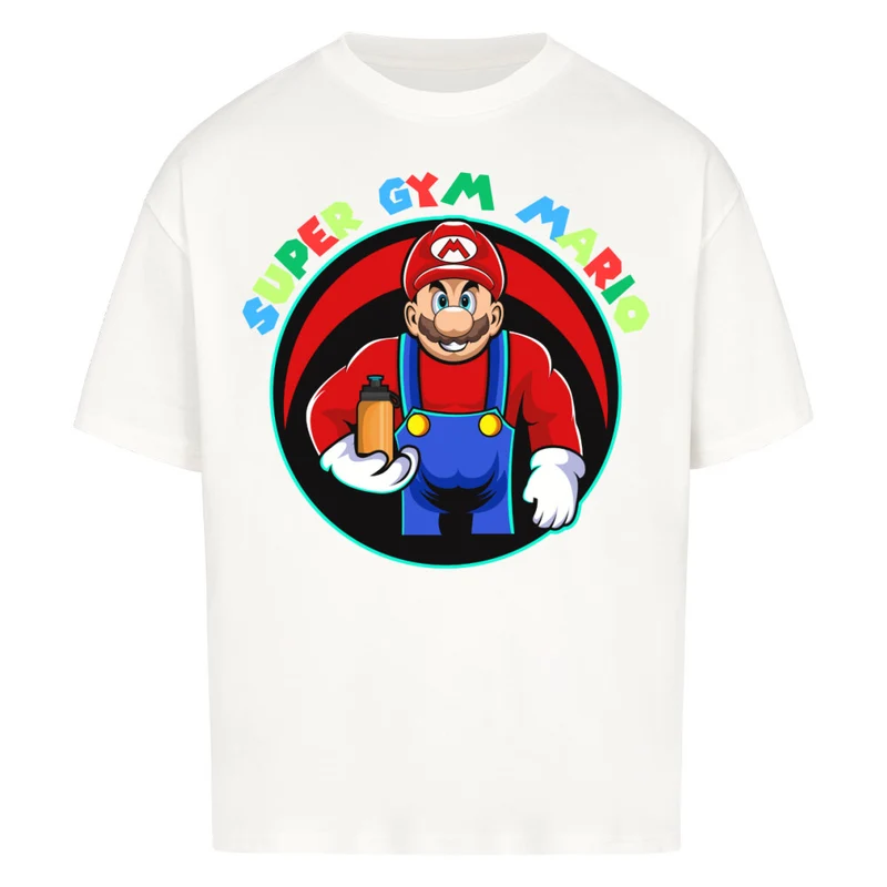 SUPER GYM MARIO - OVERSIZED SHIRT FRONTPRINT