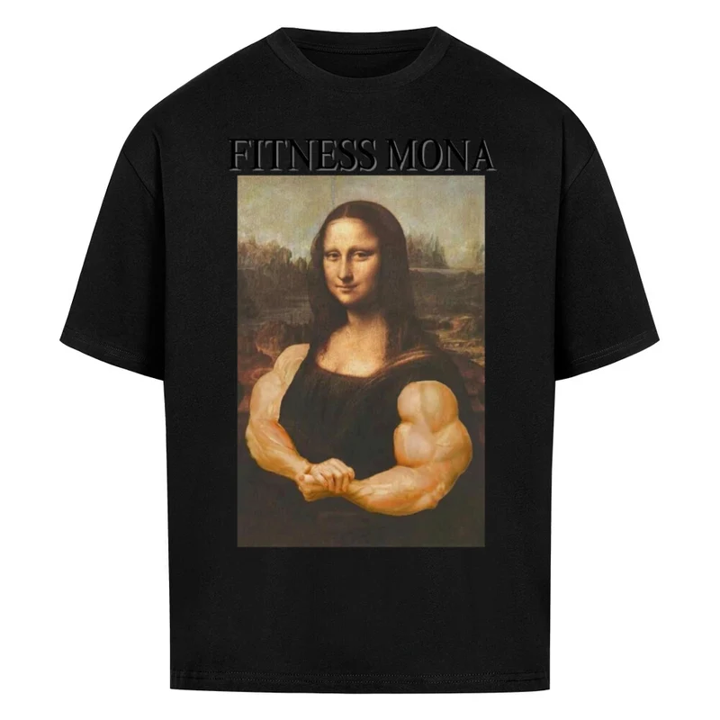 FITNESS MONA - OVERSIZED SHIRT FRONTPRINT