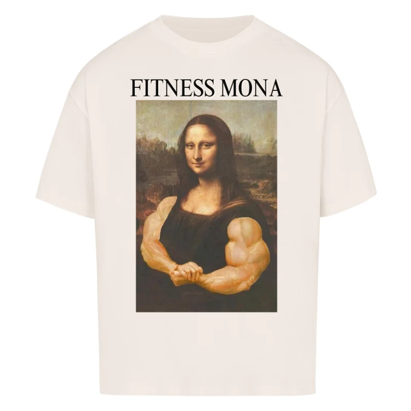 FITNESS MONA - OVERSIZED SHIRT FRONTPRINT