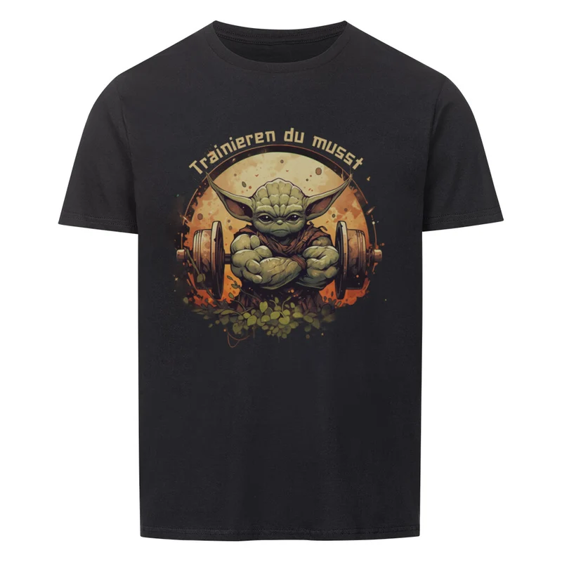 TRAINIEREN DU MUSST - SHIRT Frontprint