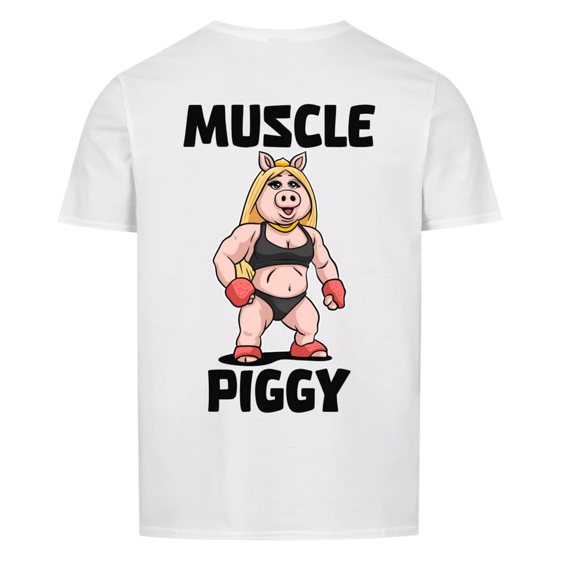 MUSCLE PIGGY - Regular Shirt - Backprint