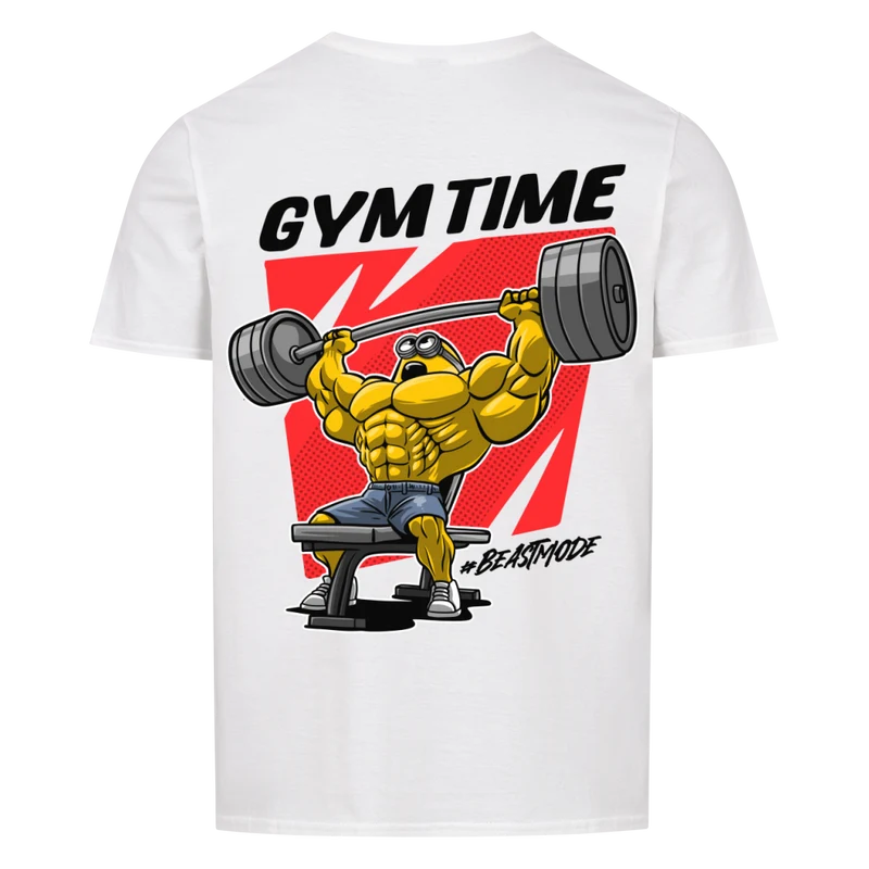 GYM TIME - Regular Shirt - Backprint