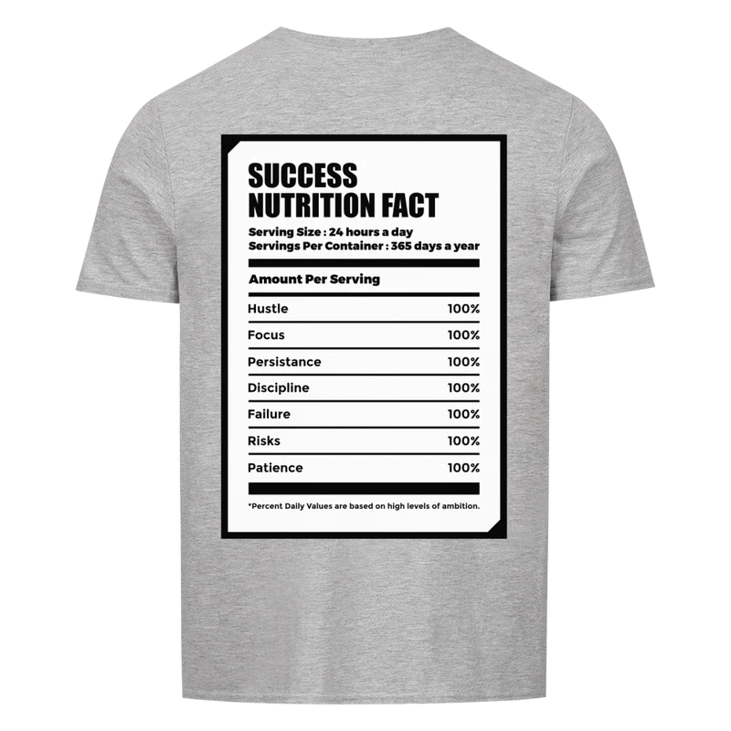 SUCCESS NUTRITION FACT - Regular Shirt - Backprint