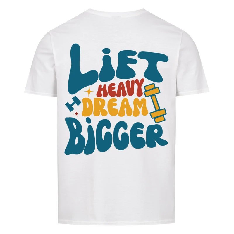 LIFT HEAVY - Regular Shirt - Backprint