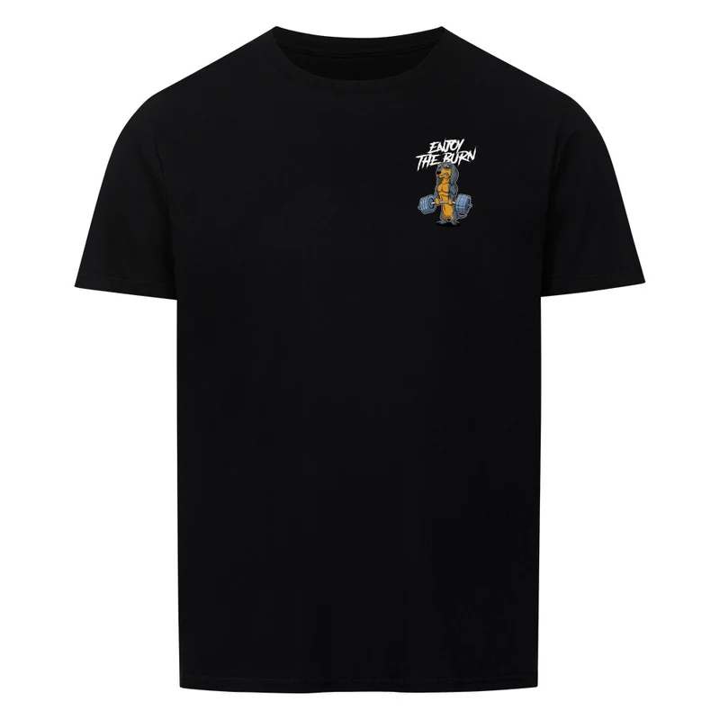 ENJOY THE BURN - Regular Shirt - Frontprint klein