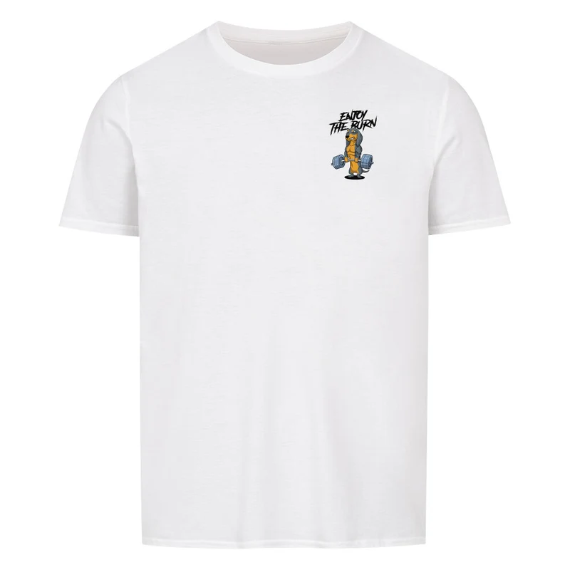 ENJOY THE BURN - Regular Shirt - Frontprint klein
