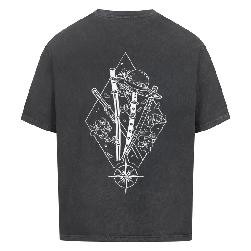 Kompass - Oversized Shirt Backprint