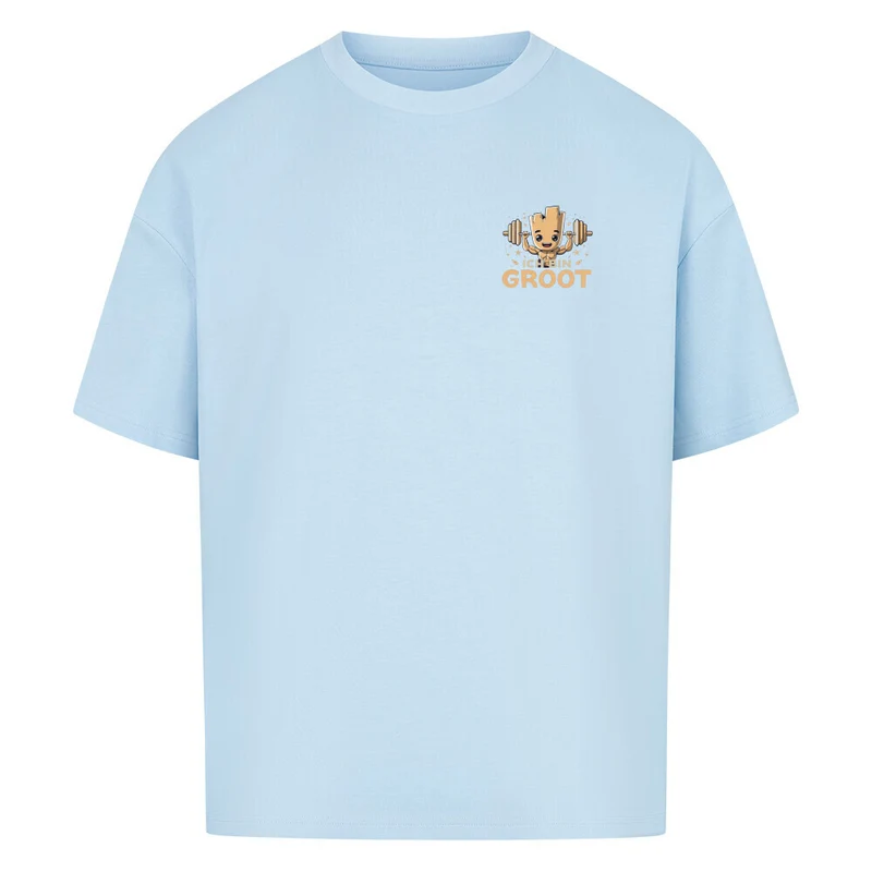 Groot - Oversized Shirt Frontprint klein