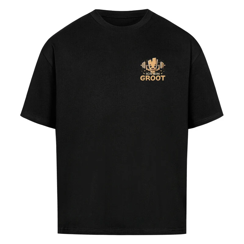 Groot - Oversized Shirt Frontprint klein