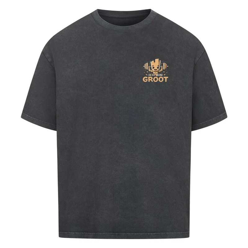 Groot - Oversized Shirt Frontprint klein