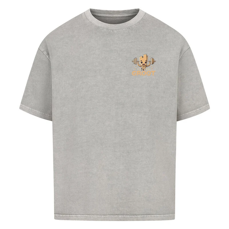 Groot - Oversized Shirt Frontprint klein