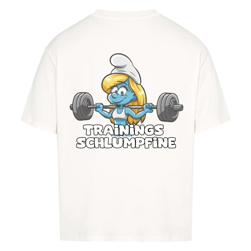 TRAININGS SCHLUMPFINE - OVERSIZED SHIRT BACKPRINT