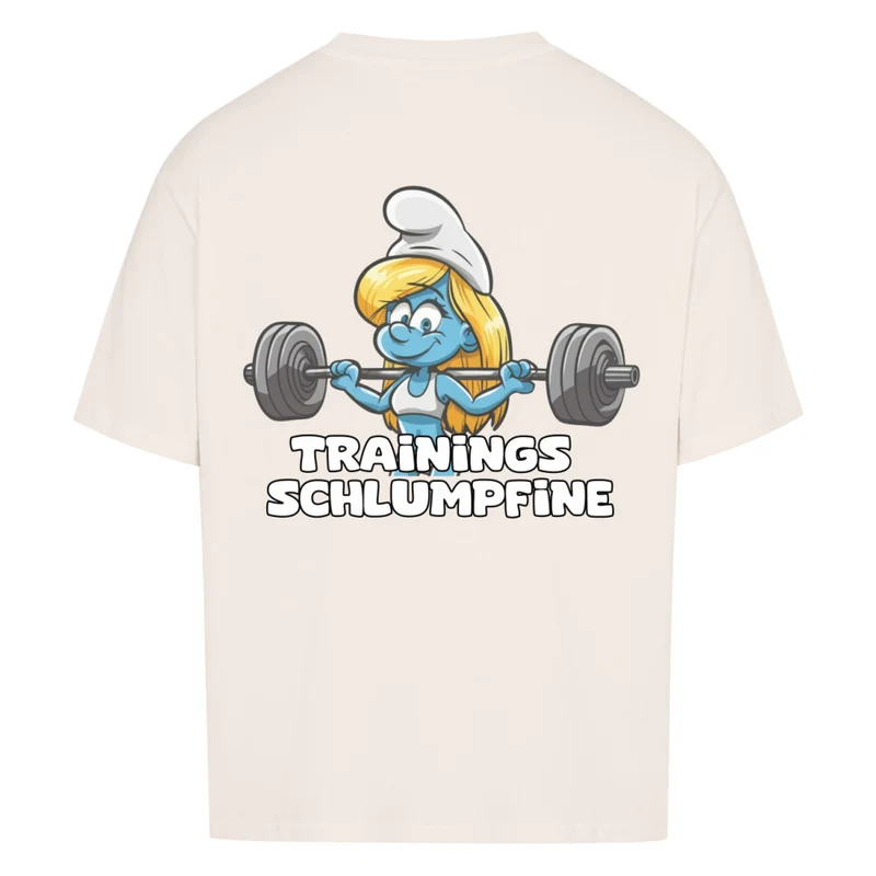 TRAININGS SCHLUMPFINE - OVERSIZED SHIRT BACKPRINT