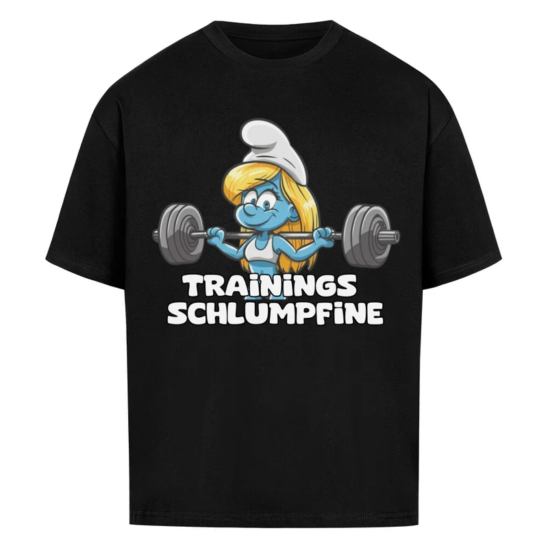 TRAININGS SCHLUMPFINE - OVERSIZED SHIRT