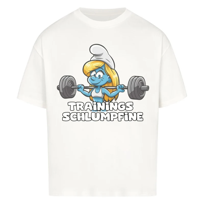 TRAININGS SCHLUMPFINE - OVERSIZED SHIRT