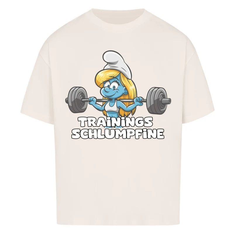 TRAININGS SCHLUMPFINE - OVERSIZED SHIRT