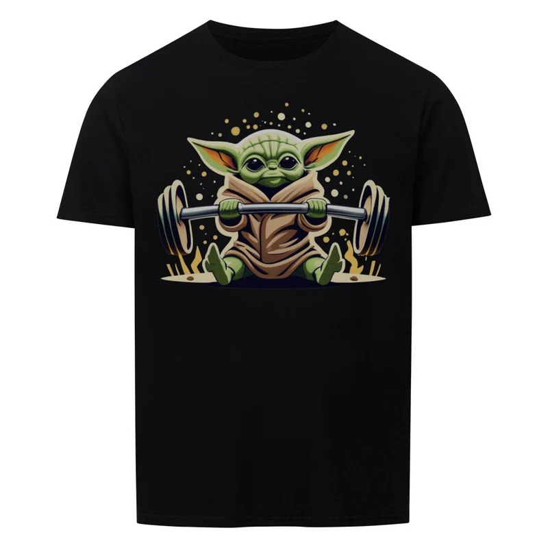 BABY GYM YODA - Regular Shirt - Frontprint