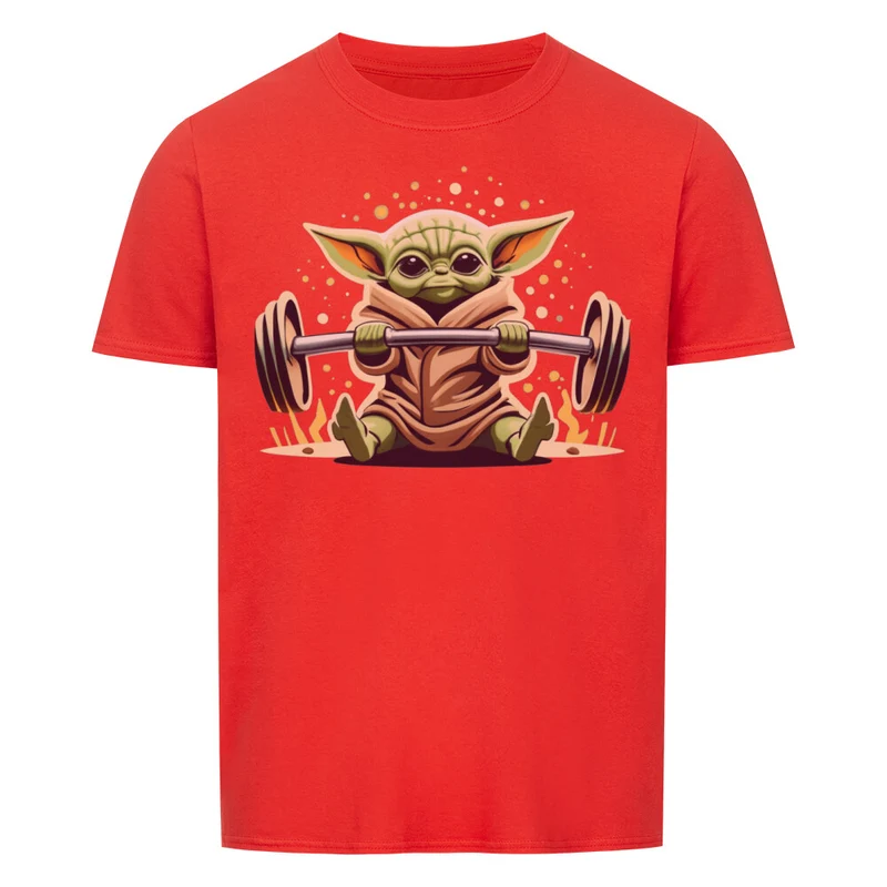 BABY GYM YODA - Regular Shirt - Frontprint