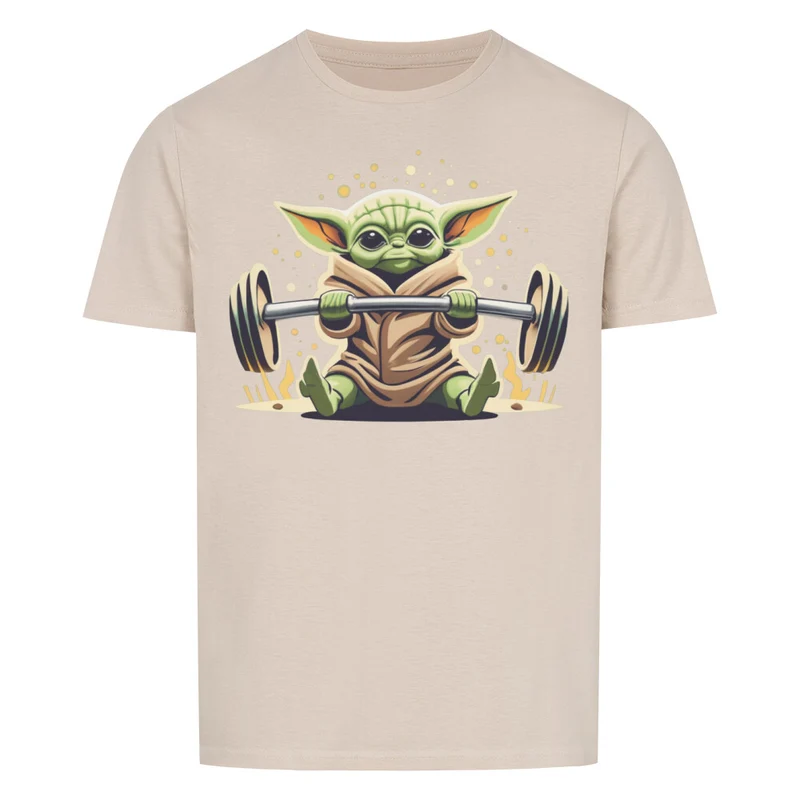 BABY GYM YODA - Regular Shirt - Frontprint