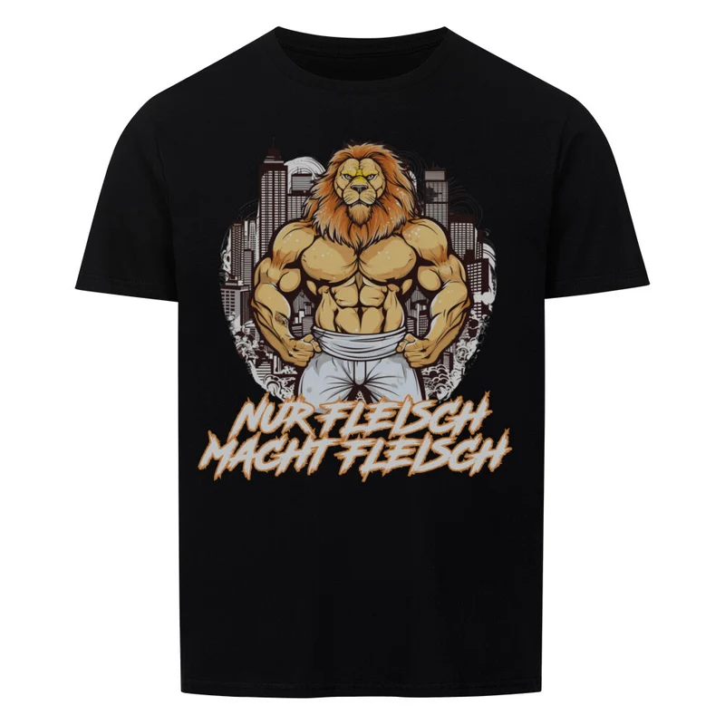NUR FLEISCH - Regular Shirt - Frontprint
