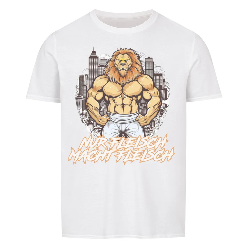 NUR FLEISCH - Regular Shirt - Frontprint