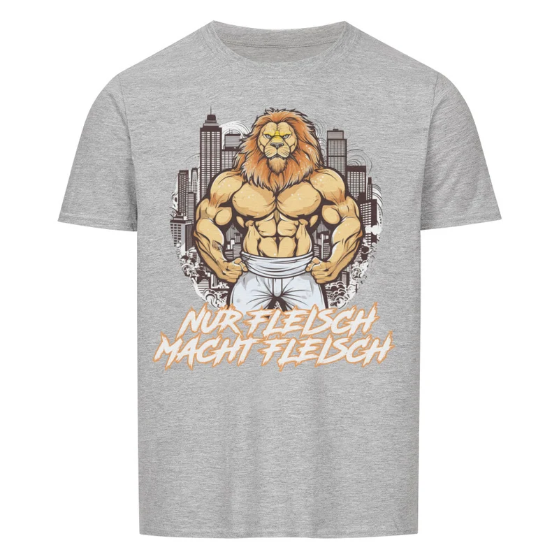 NUR FLEISCH - Regular Shirt - Frontprint