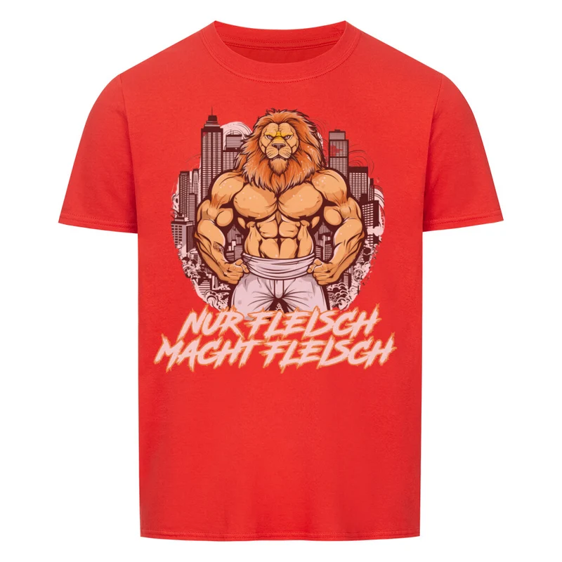 NUR FLEISCH - Regular Shirt - Frontprint