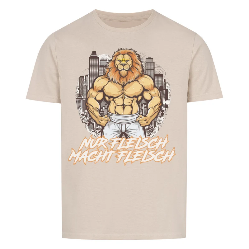 NUR FLEISCH - Regular Shirt - Frontprint
