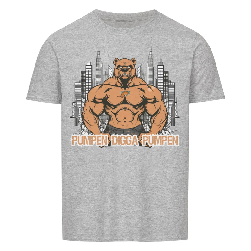 PUMPEN DIGGA PUMPEN - Regular Shirt - Frontprint