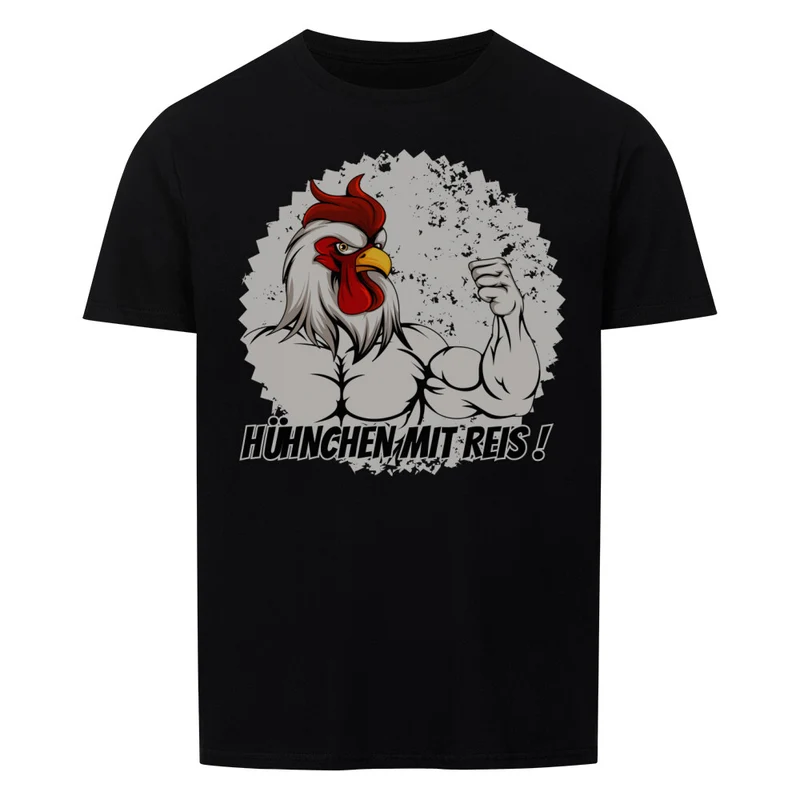 HÜNHCHEN MIT REIS - Regular Shirt - Frontprint