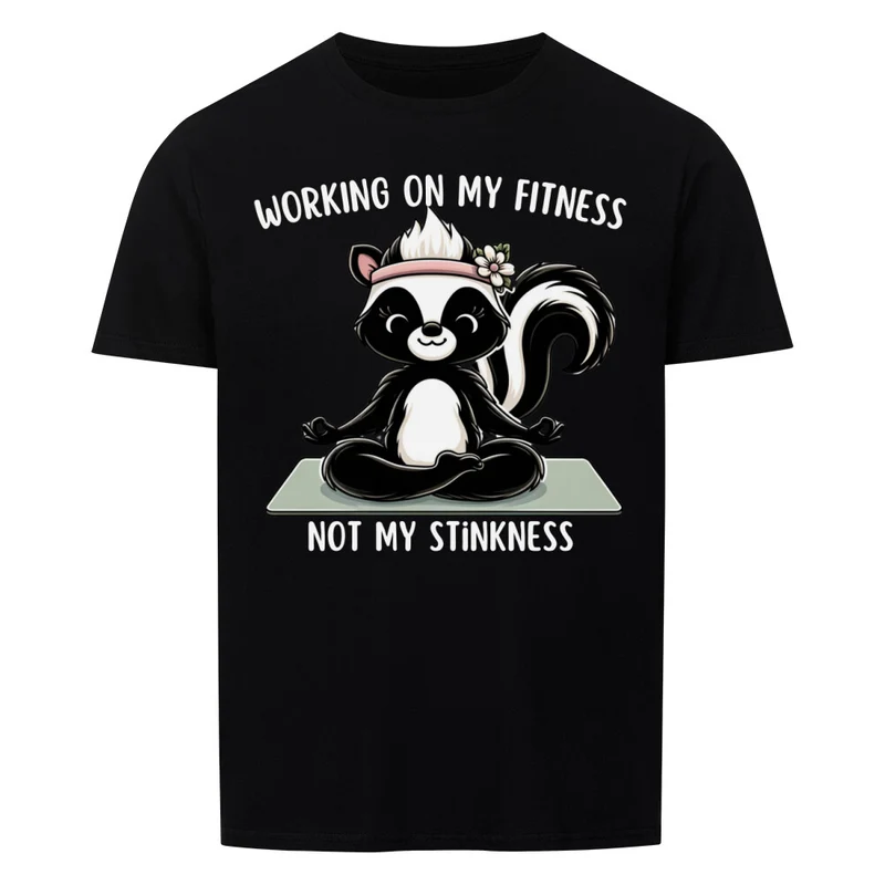 WORKING ON MY FITNESS - Regular Shirt - Frontprint