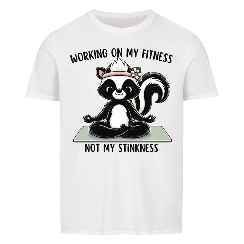 WORKING ON MY FITNESS - Regular Shirt - Frontprint