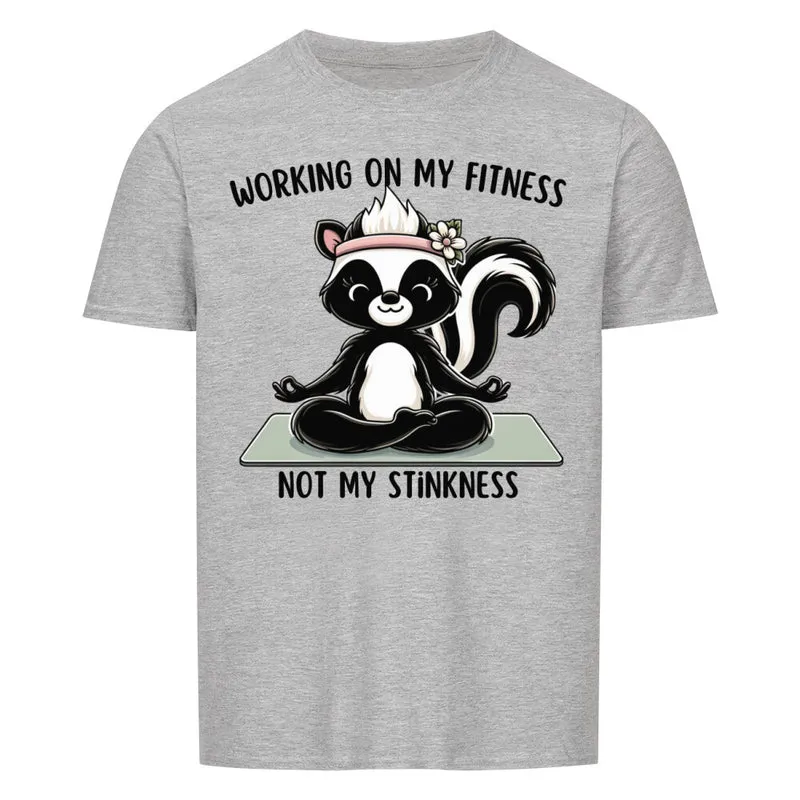 WORKING ON MY FITNESS - Regular Shirt - Frontprint