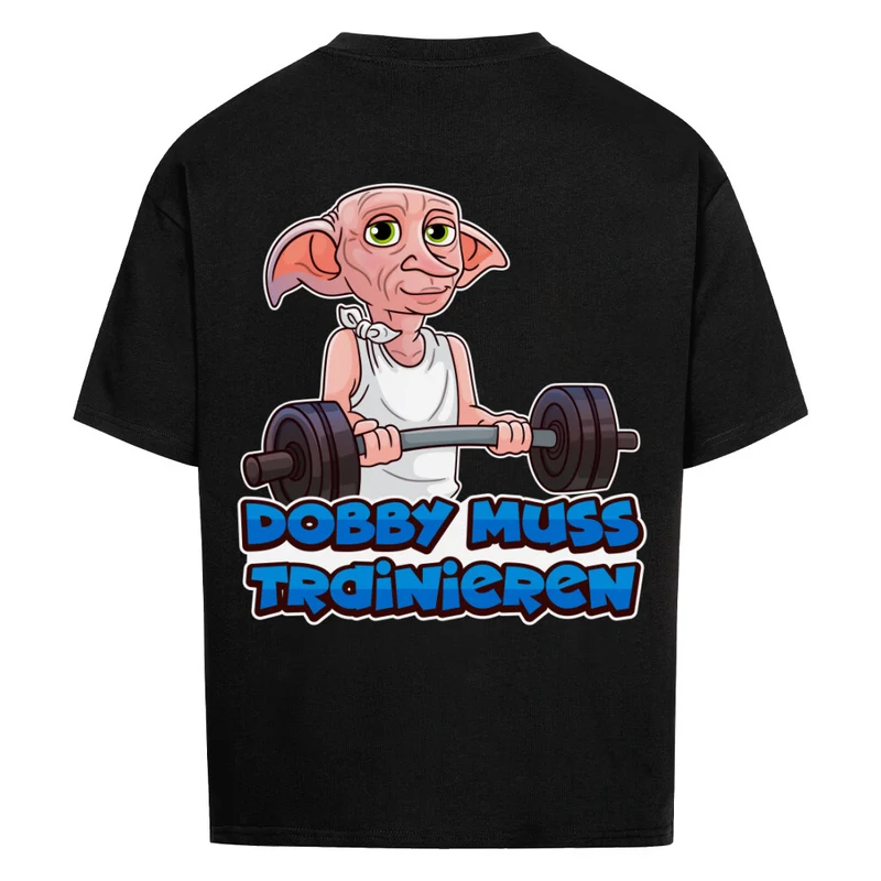 DOBBY MUSS TRAINIEREN - OVERSIZED SHIRT BACKPRINT
