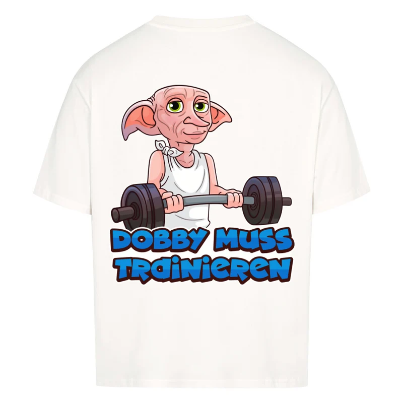 DOBBY MUSS TRAINIEREN - OVERSIZED SHIRT BACKPRINT