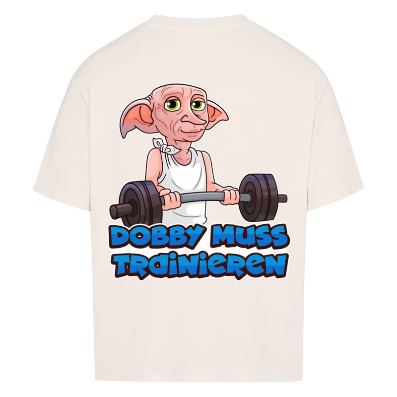 DOBBY MUSS TRAINIEREN - OVERSIZED SHIRT BACKPRINT