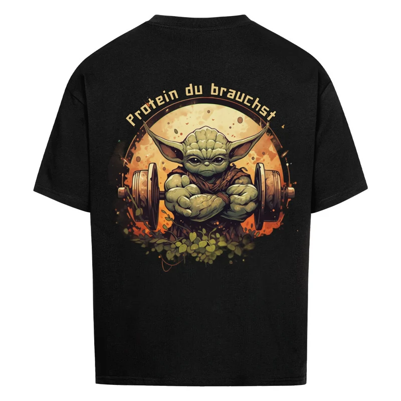 PROTEIN DU BRAUCHST - OVERSIZED SHIRT BACKPRINT