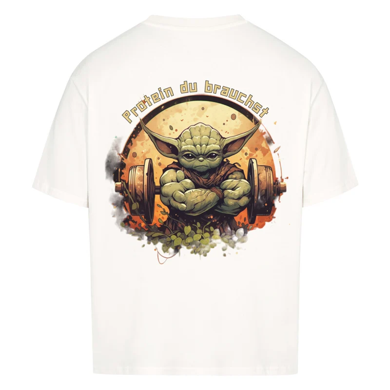 PROTEIN DU BRAUCHST - OVERSIZED SHIRT BACKPRINT