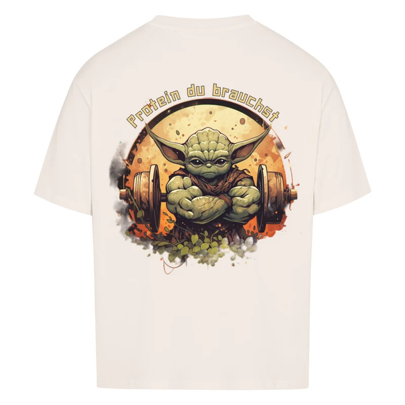 PROTEIN DU BRAUCHST - OVERSIZED SHIRT BACKPRINT