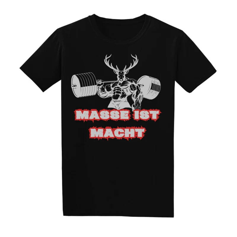 MASSSE IST MACHT - Regular Shirt - Frontprint