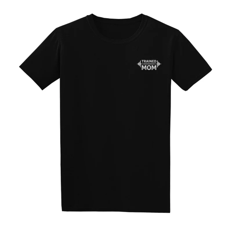 TRAINED MOM - Regular Shirt - Frontprint klein