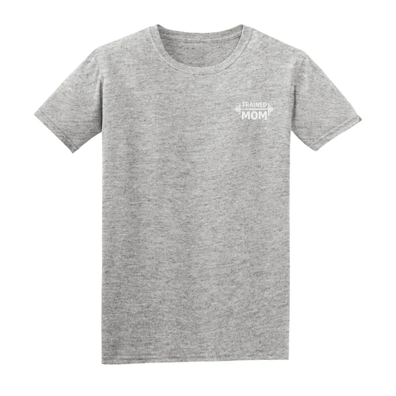TRAINED MOM - Regular Shirt - Frontprint klein