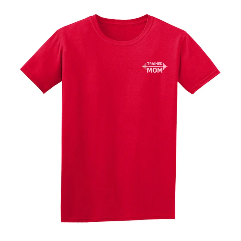 TRAINED MOM - Regular Shirt - Frontprint klein