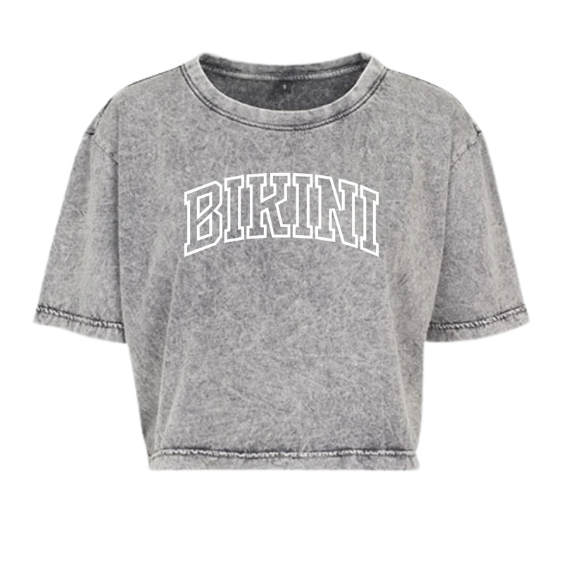 Washed Cropped Tee