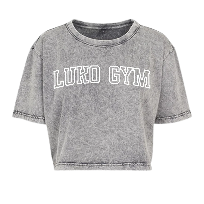 Washed Cropped Tee