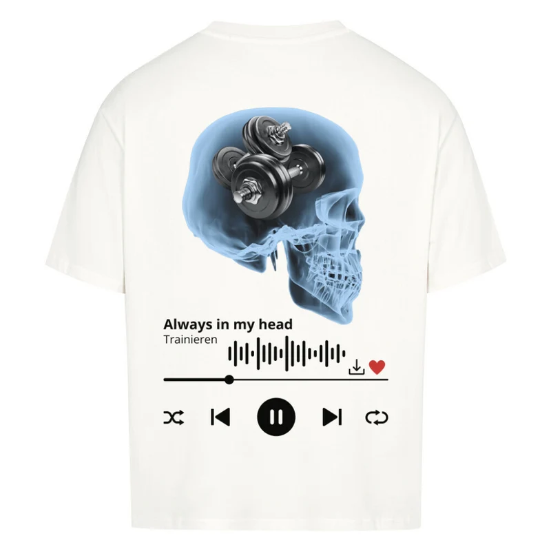 ALWAYS IN MY HEAD - OVERSIZED SHIRT BACKPRINT