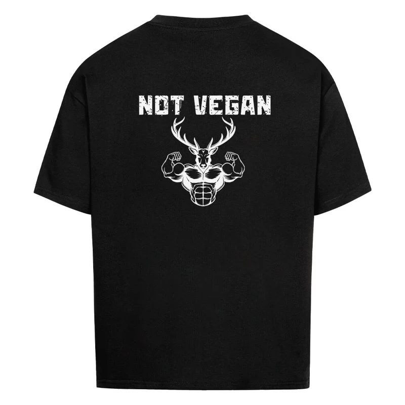 NOT VEGAN - OVERSIZED SHIRT BACKPRINT