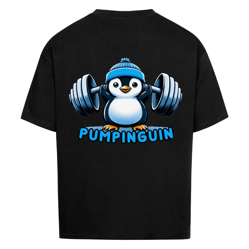 PUMPINGUIN - OVERSIZED SHIRT BACKPRINT